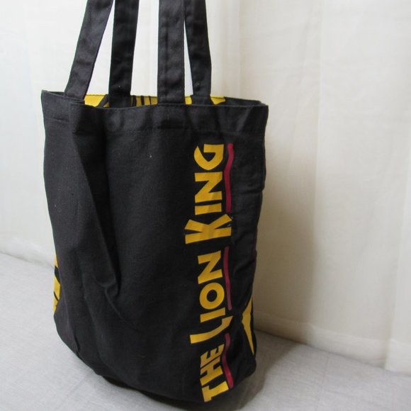 The Lion King Canvas Tote Bag Disney Theatrical Group Broadway Spell Out Logo  G - Picture 5 of 12